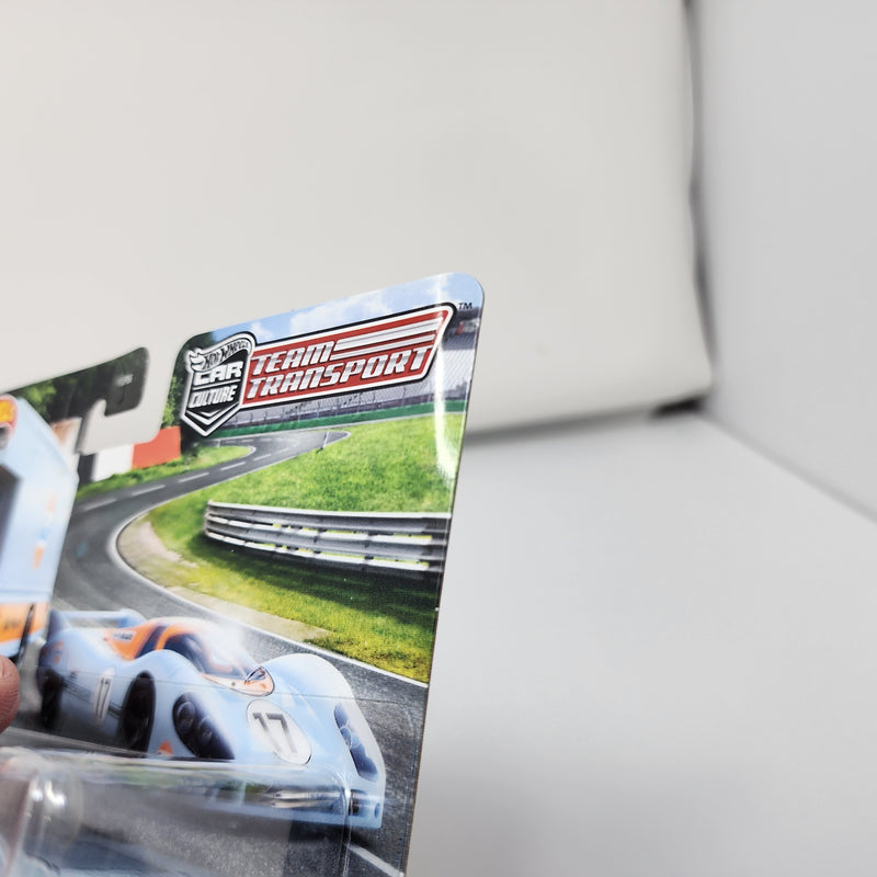 Porsche 917 LH & Fleet Flyer * 2022 Hot Wheels Team Transport Car Culture * Card Issue