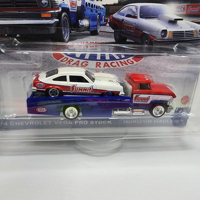 '74 Chevrolet Vega Pro Stock & Hauler * Hot Wheels Team Transport Car Culture