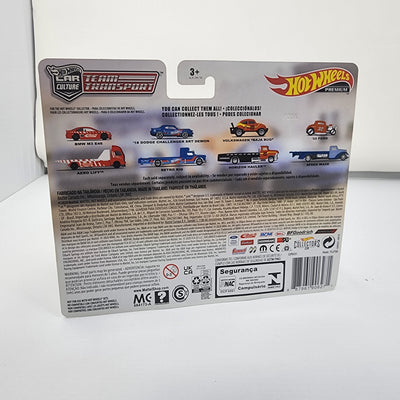 '18 Dodge Challenger SRT Demon & Retro Rig Hot Wheels Team Transport