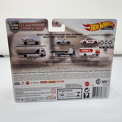 Porsche 356A Outlaw & VW Transporter T1 #13 * Hot Wheels Team Transport Car Culture