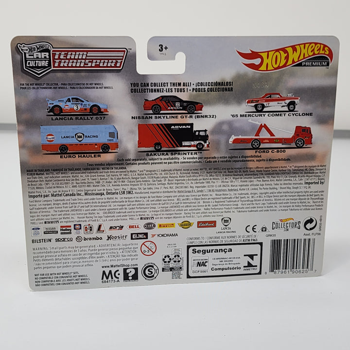 Hot Wheels Car Culture Team Transport ADVAN: Set Di 2 Nissan Skyline Van, Edizione Da Collezione, Spedizione Gratis!