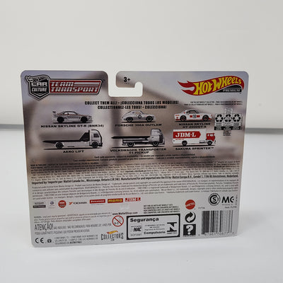 Porsche 356A Outlaw & VW Transporter T1 #13 * Hot Wheels Team Transport Car Culture