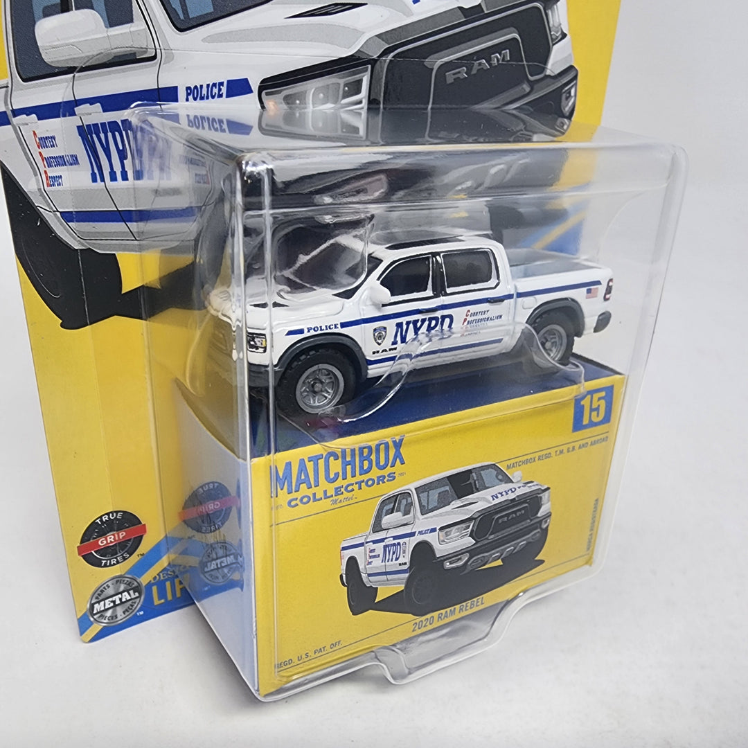 2020 Ram Rebel #15 * NYPD * 2025 Matchbox Collectors