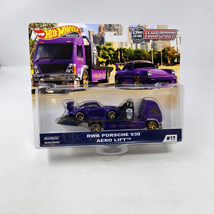 RWB Porsche 930 & Aero Lift * Hot Wheels Team Transport Car