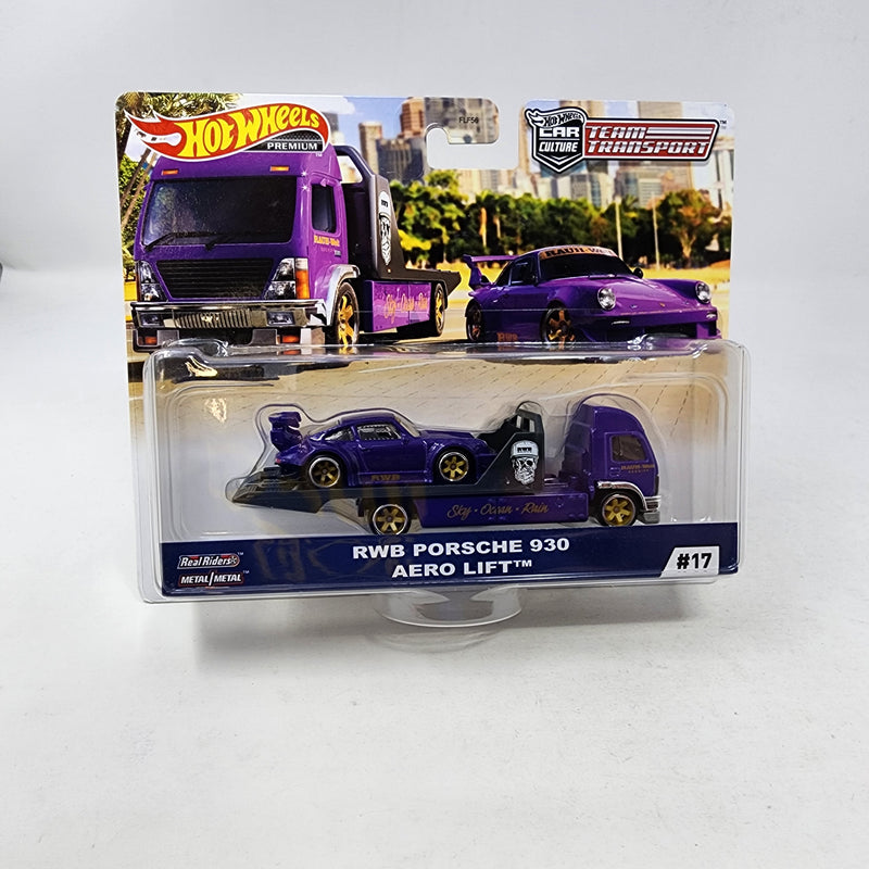 RWB Porsche 930 & Aero Lift * Hot Wheels Team Transport Car Culture