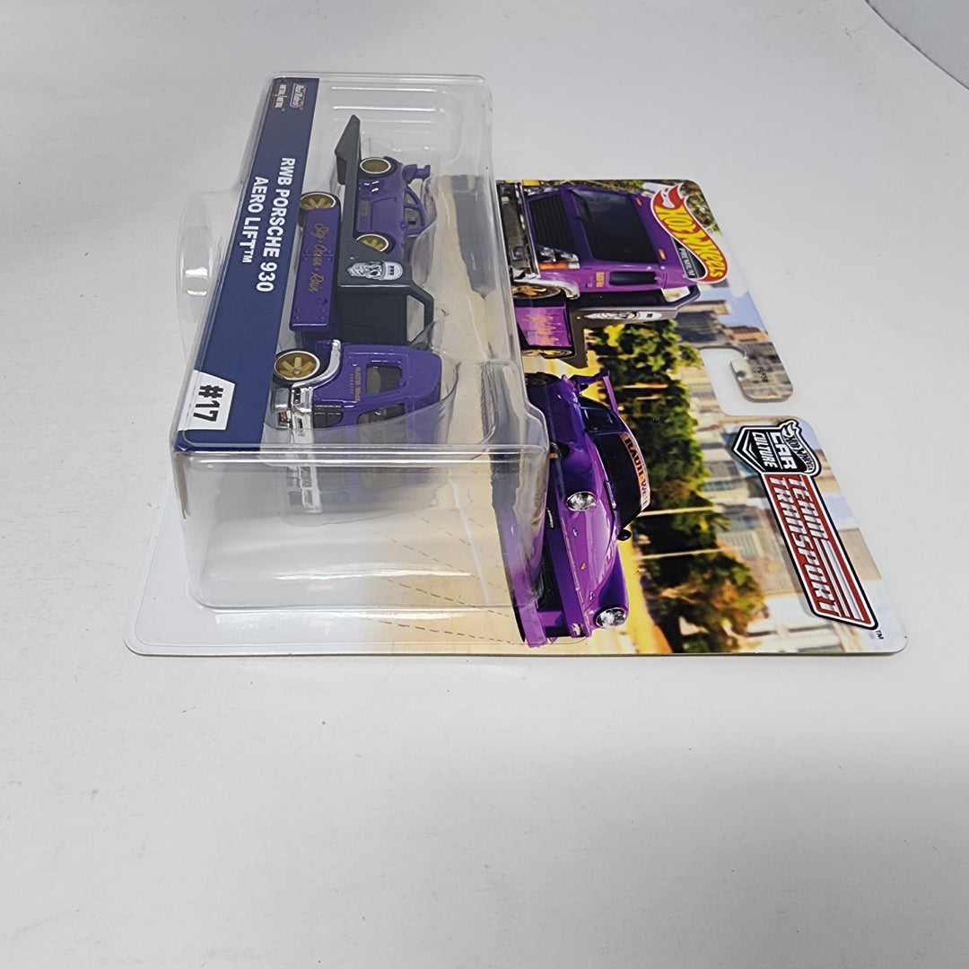 RWB Porsche 930 & Aero Lift * Hot Wheels Team Transport Car