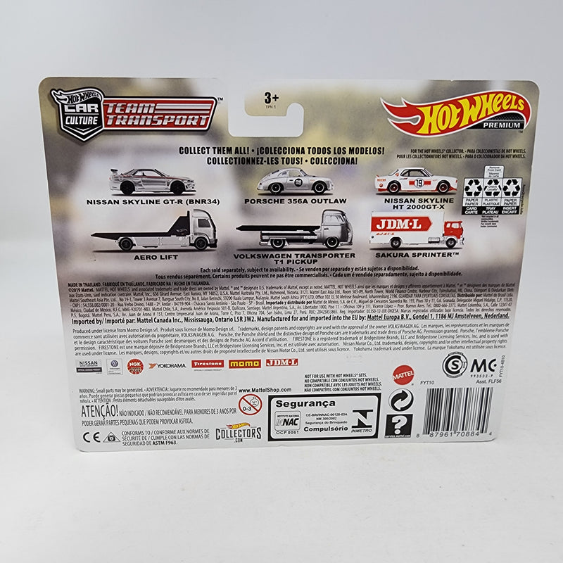 Nissan Skyline GT-R BNR34 & Aero Lift * Hot Wheels Team Transport Car Culture