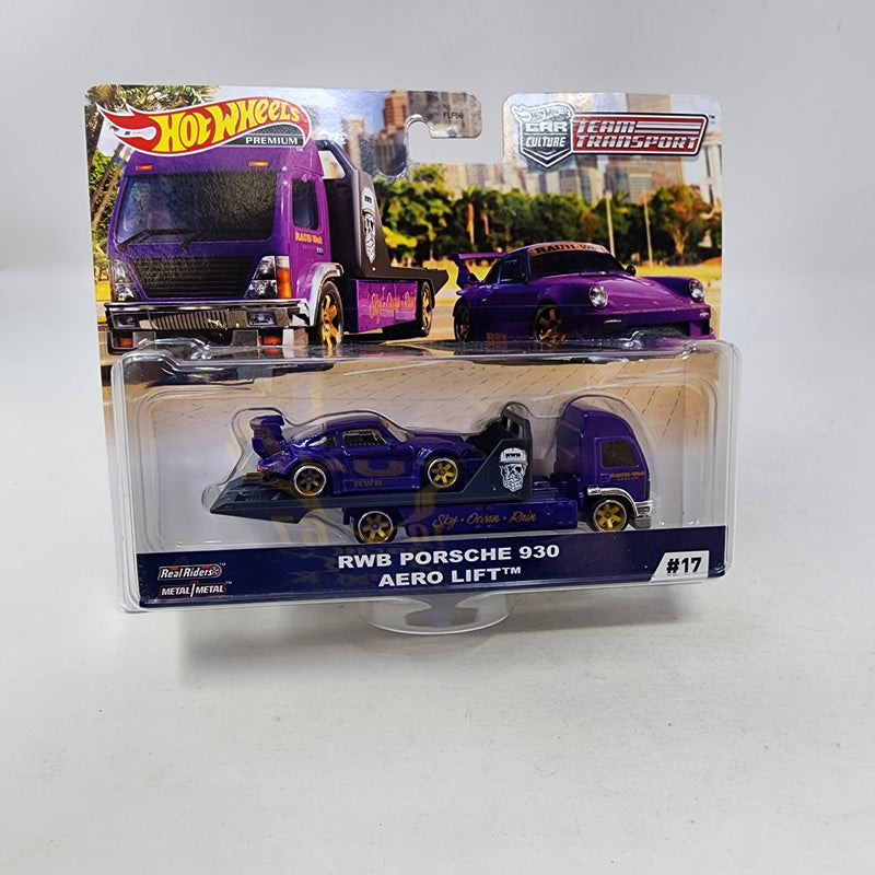 RWB Porsche 930 & Aero Lift * Hot Wheels Team Transport Car Culture