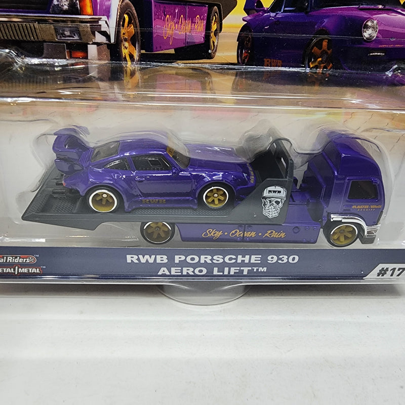 RWB Porsche 930 & Aero Lift * Hot Wheels Team Transport Car Culture
