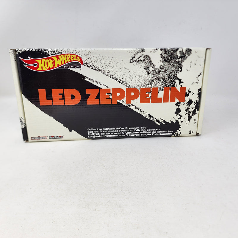 LED ZEPPELIN * 5 Car Set * With Limited Edition Collectors Box * Hot Wheels Pop Culture