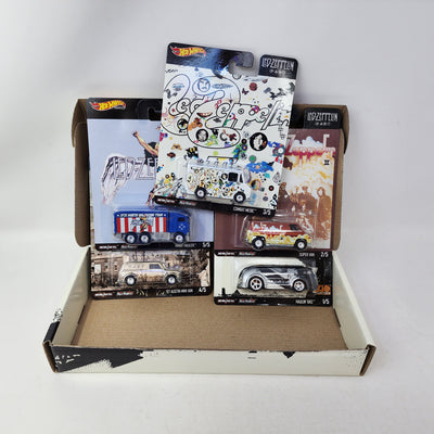 LED ZEPPELIN * 5 Car Set * With Limited Edition Collectors Box * Hot Wheels Pop Culture