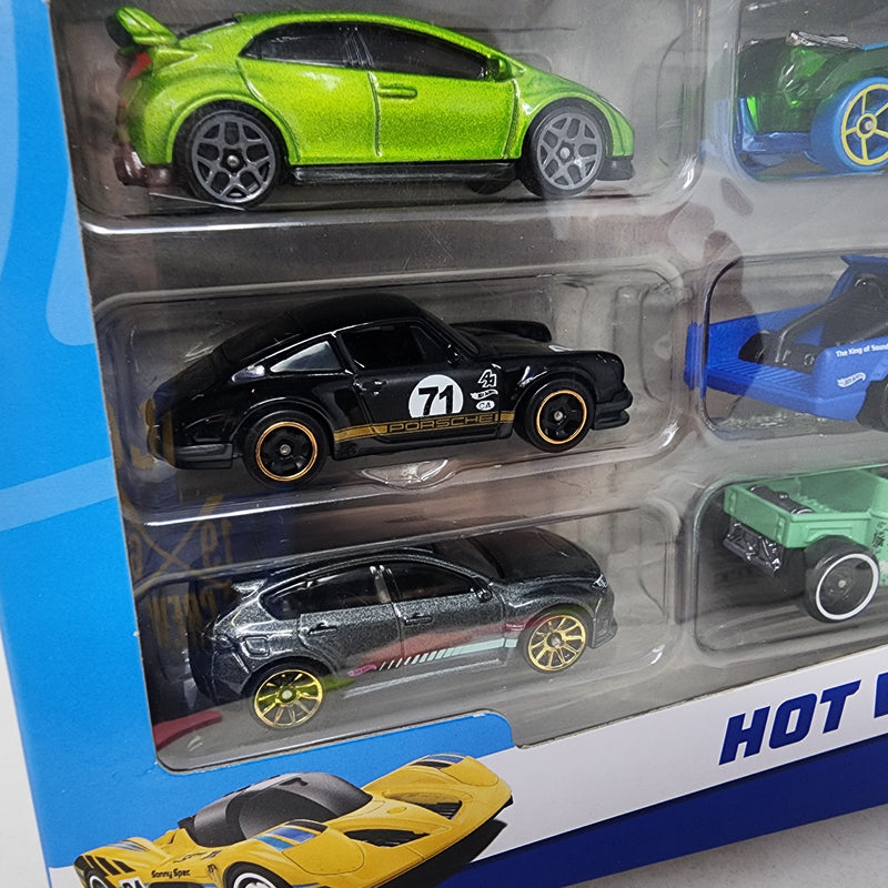 8 Pack with Black Porsche * Hot Wheels 8 Pack