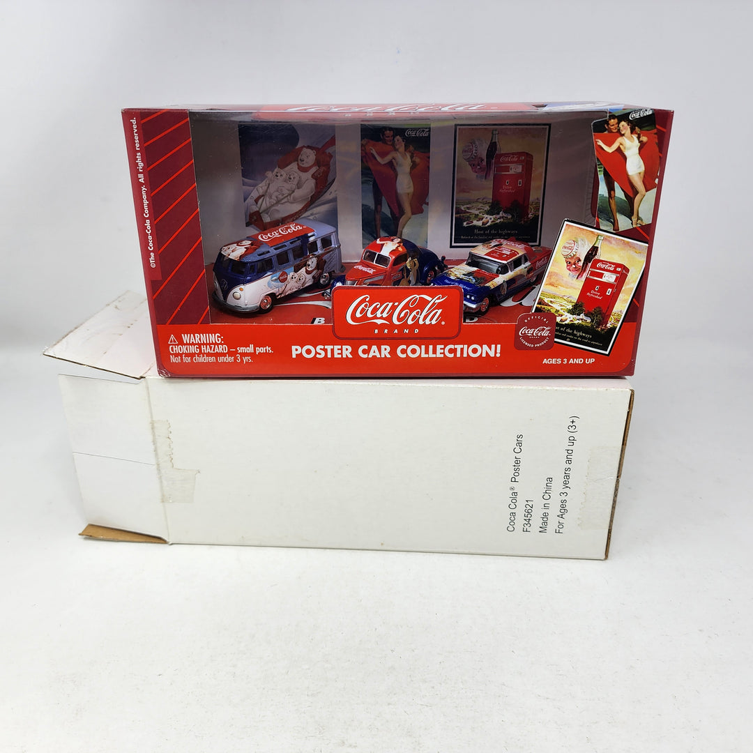 Coca-Cola Poster Car Collection * 3 Pack * Johnny Lightning