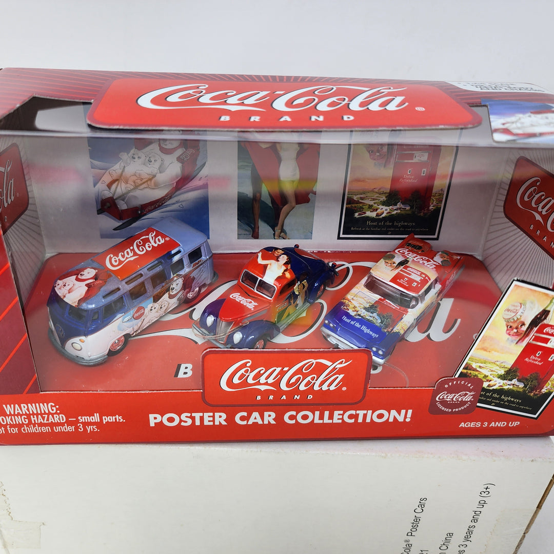 Coca-Cola Poster Car Collection * 3 Pack * Johnny Lightning