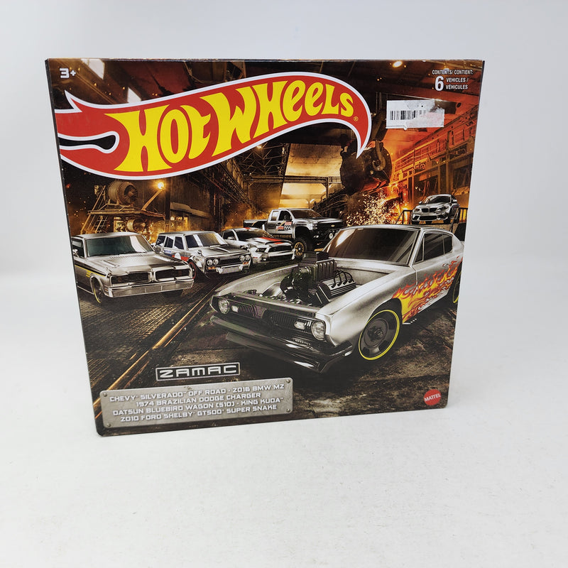 Zamac 6 Pack * Hot Wheels w/ BMW, Shelby, Bluebird, Silverado