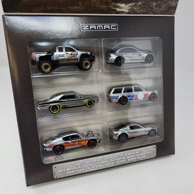 Zamac 6 Pack * Hot Wheels w/ BMW, Shelby, Bluebird, Silverado