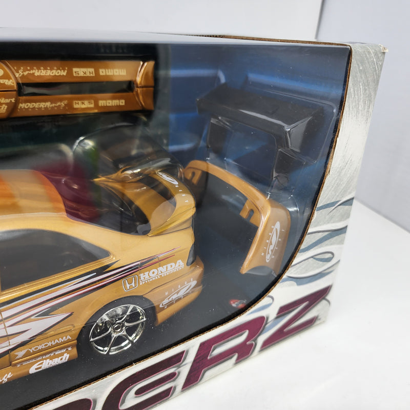 Tunerz Honda Civic Si * GOLD * Hot Wheels 100% Series * 1/18 Scale