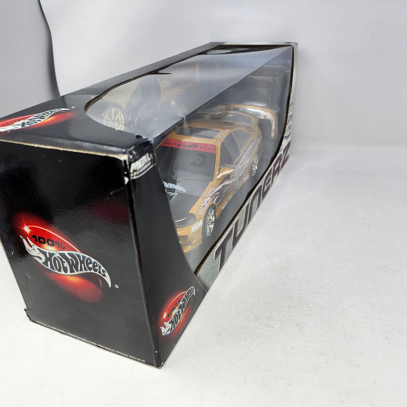 Tunerz Honda Civic Si * GOLD * Hot Wheels 100% Series * 1/18 Scale