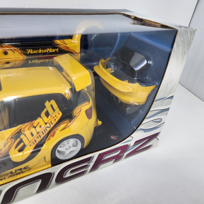 Tunerz Honda Civic Si * Yellow * Hot Wheels 100% Series * 1/18 Scale