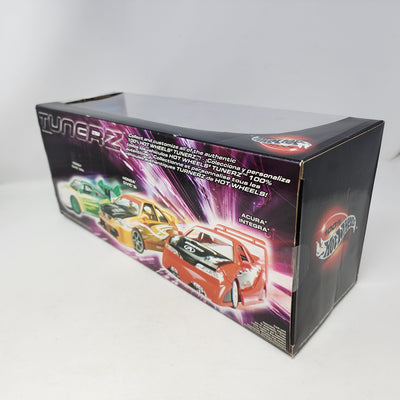 Tunerz Honda Civic Si * Yellow * Hot Wheels 100% Series * 1/18 Scale