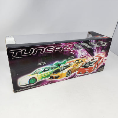 Tunerz Honda Civic Si * Yellow * Hot Wheels 100% Series * 1/18 Scale
