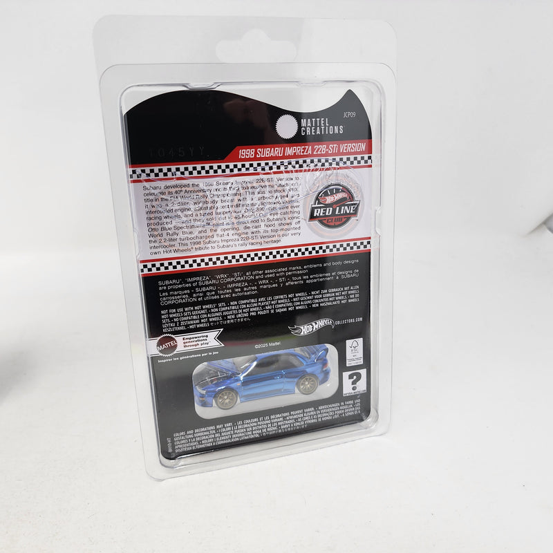 1998 Subaru Impreza 22B-Sti * Hot Wheels Red Line Club RLC