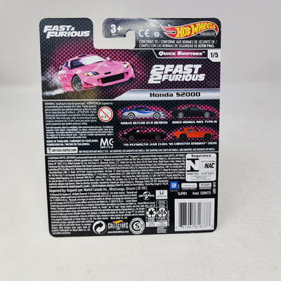 Honda S2000 * Pink * Hot Wheels Fast & Furious Quick Shifters