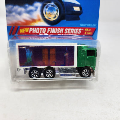 Hiway Hauler NYC Twin Towers * Hot Wheels Blue Card