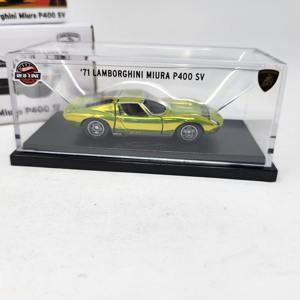 71 Lamborghini Miura P400 SV * Hot Wheels Red Line Club RLC