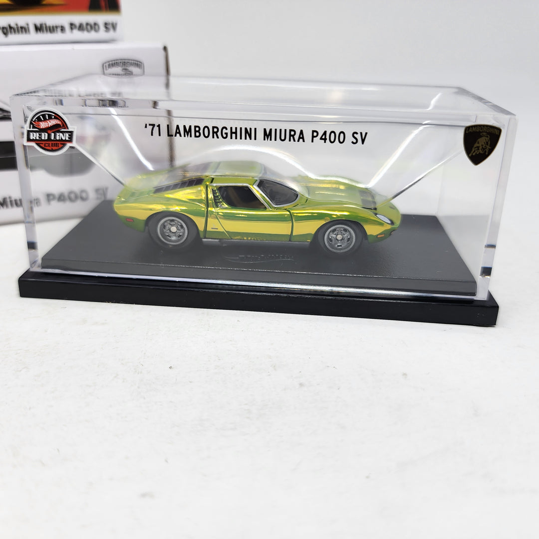 71 Lamborghini Miura P400 SV * Hot Wheels Red Line Club RLC