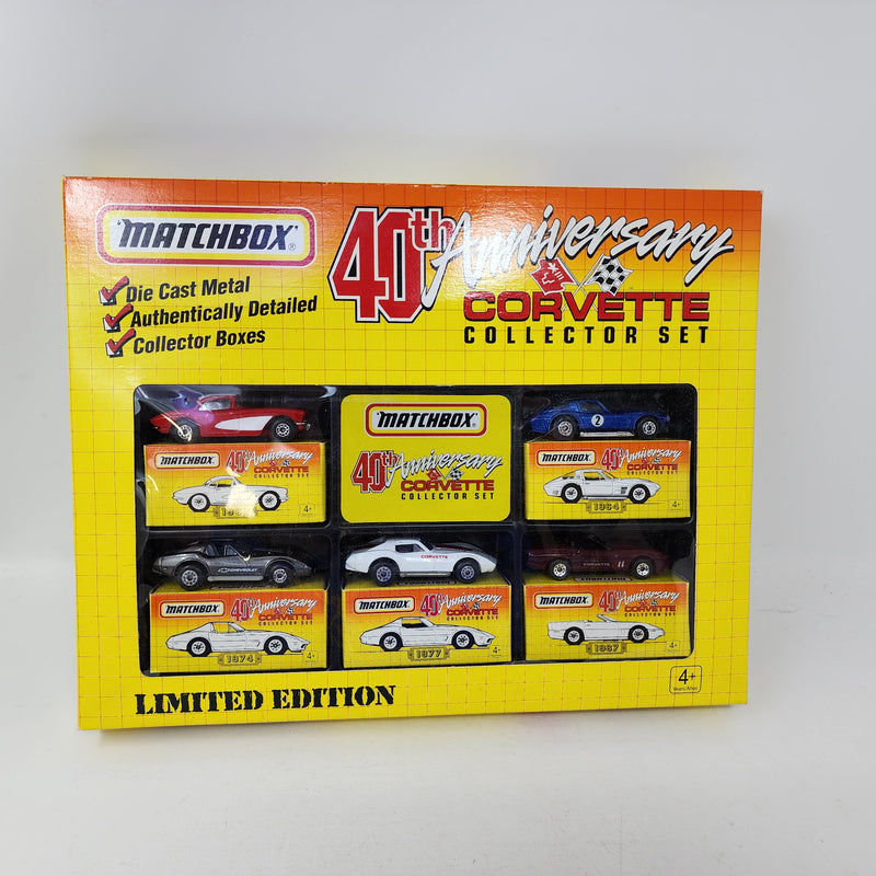 5 Car Set * Matchbox 40th Anniversary Corvette Set