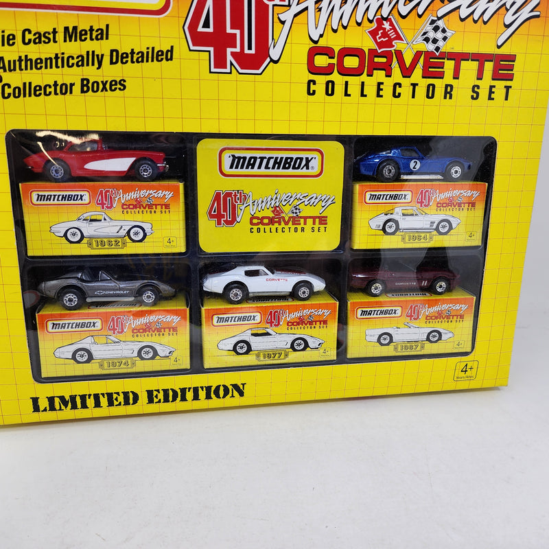 5 Car Set * Matchbox 40th Anniversary Corvette Set