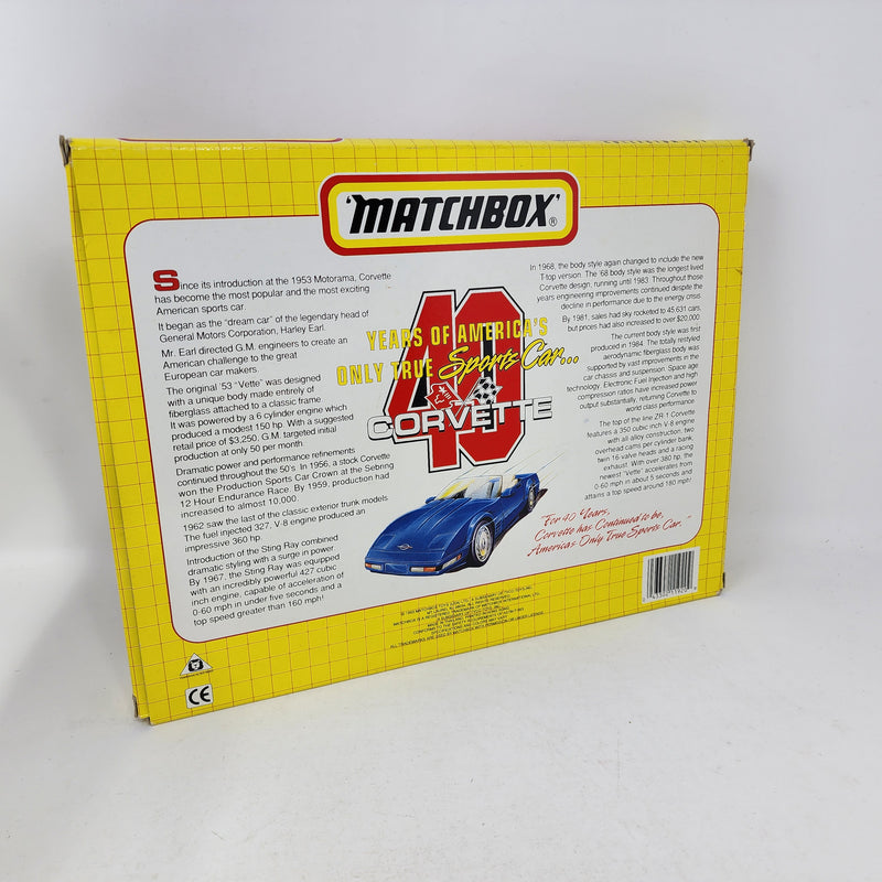 5 Car Set * Matchbox 40th Anniversary Corvette Set