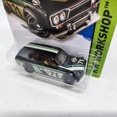 '71 Datsun Bluebird 510 Wagon #202 * Black Kmart * Hot Wheels 2015
