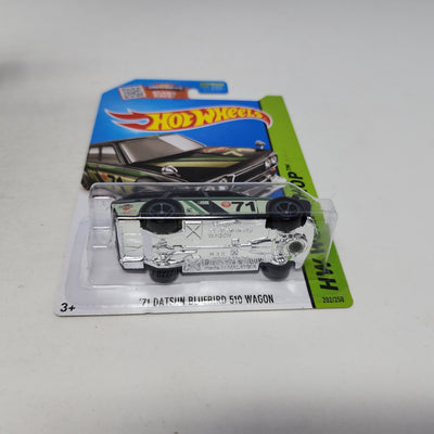 '71 Datsun Bluebird 510 Wagon #202 * Black Kmart * Hot Wheels 2015