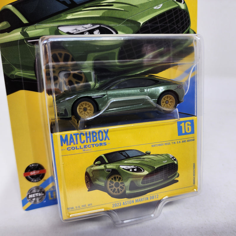 2023 Aston Martin DB12 * 2025 Matchbox Collectors Case D