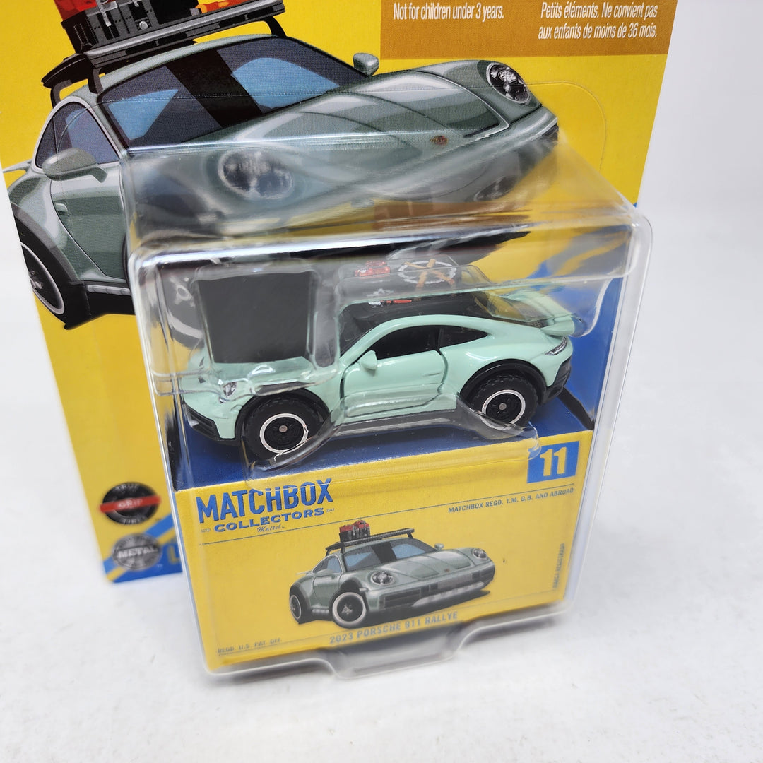 2023 Porsche 911 Rallye #11 * Light Green * 2025 Matchbox