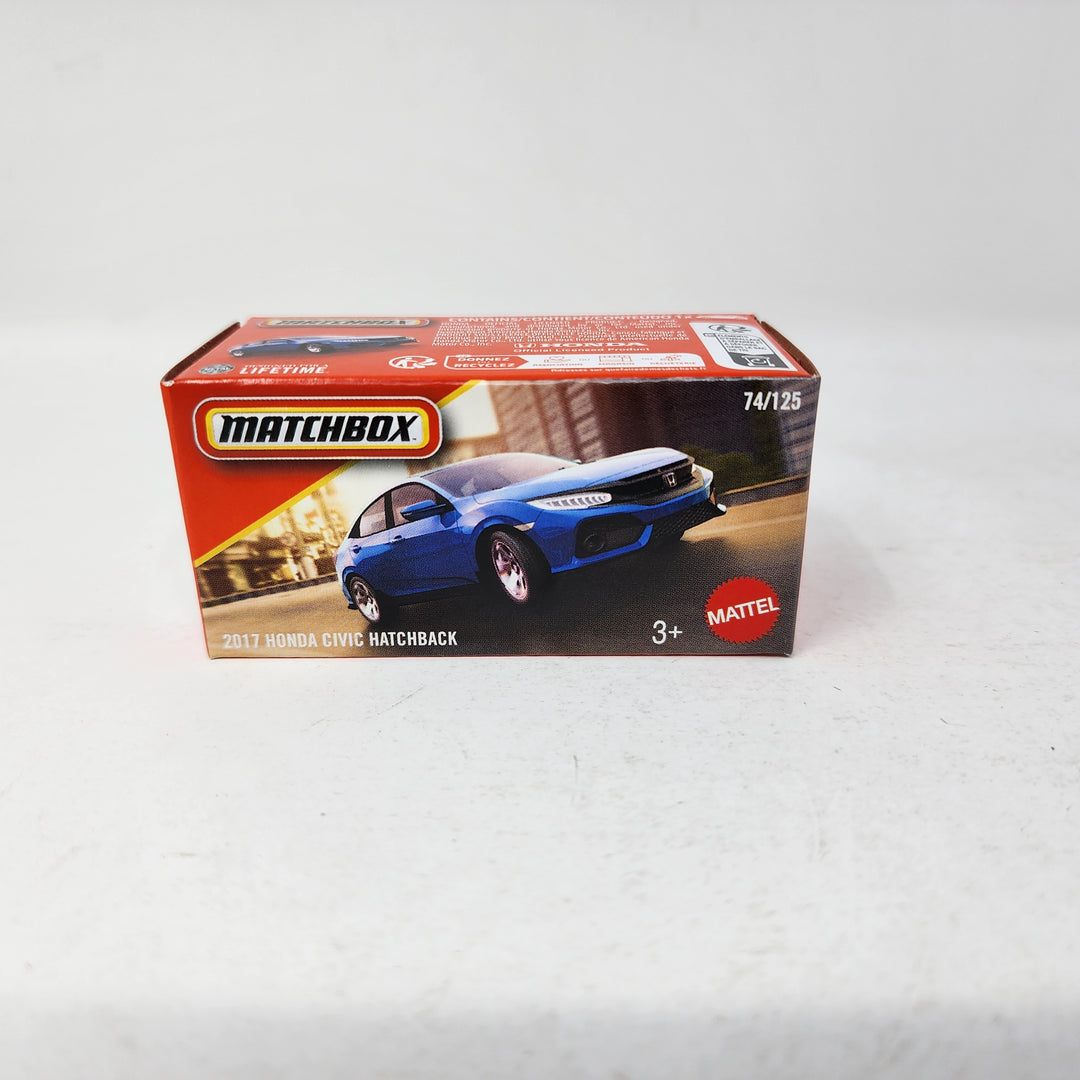 2017 Honda Civic Hatchback #74 * 2025 Matchbox Power Grabs Case J