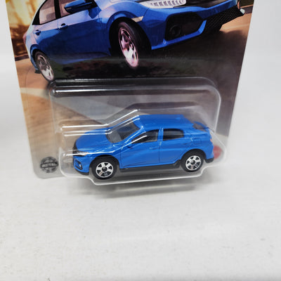 2017 Honda Civic Hatchback #74 * Blue * 2025 Matchbox  Case J