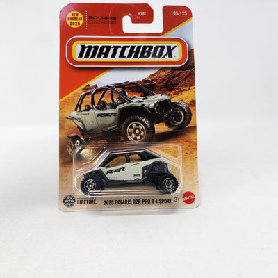 2025 Polaris RZR Pro R 4 Sport #105 * 2025 Matchbox Case M
