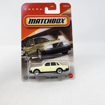 1986 Volvo 240 #122 * Yellow * 2025 Matchbox Case M