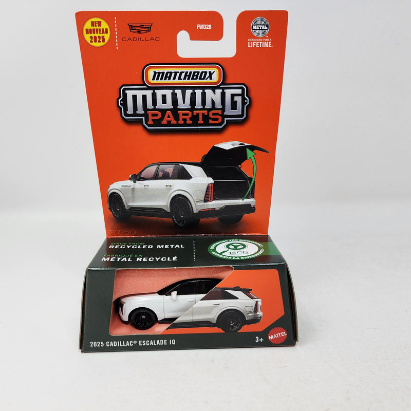 2025 Cadillac Escalade IQ * WHITE * 2025 Matchbox Moving Parts Case H