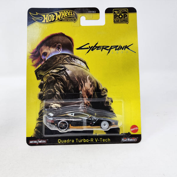 Quadra Turbo-R V-Tech Cyberpunk * 2025 Hot Wheels Premium Pop Culture Case M