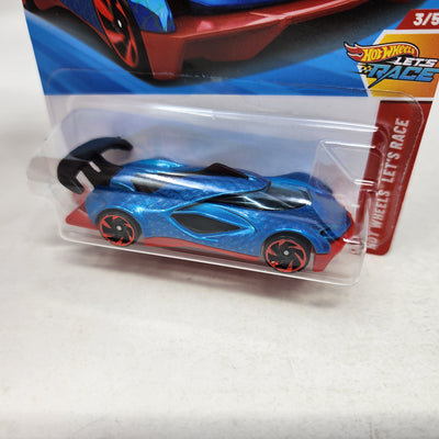 Street Shrieker #66 * Blue * 2025 Hot Wheels  NEW! Case Q