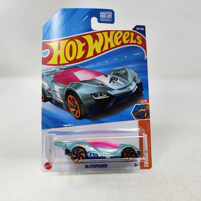 Blitzspeeder #215 * Light Blue * 2025 Hot Wheels  NEW! Case Q