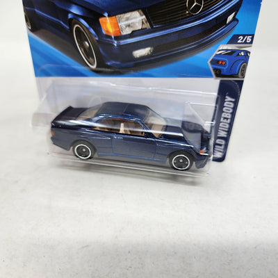 '89 Mercedes-Benz 560 SEC AMG #186 * Dark Blue * 2025 Hot Wheels  NEW! Case Q