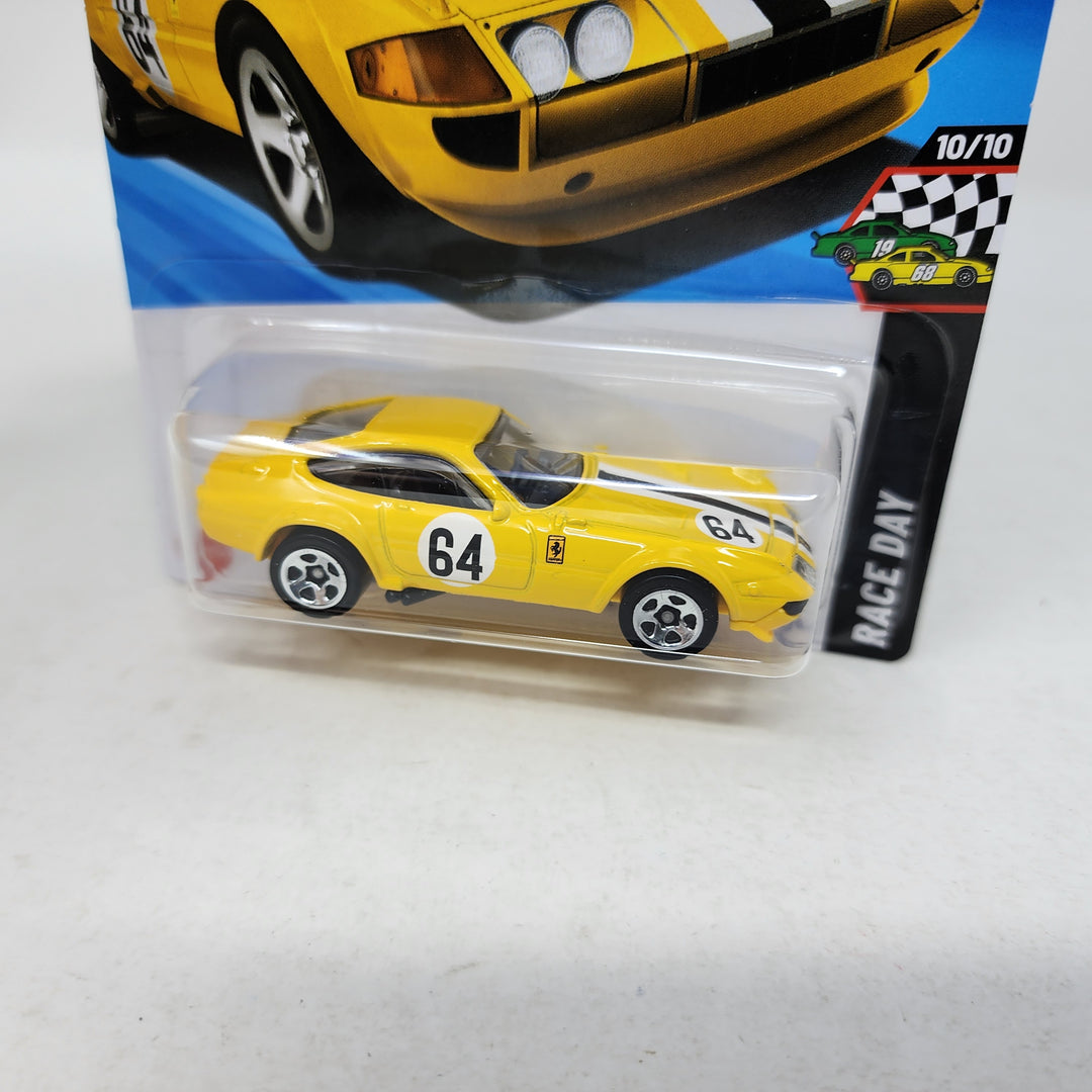 Ferrari 365 GTB4 Competizione #222 * YELLOW * 2025 Hot Wheels NEW