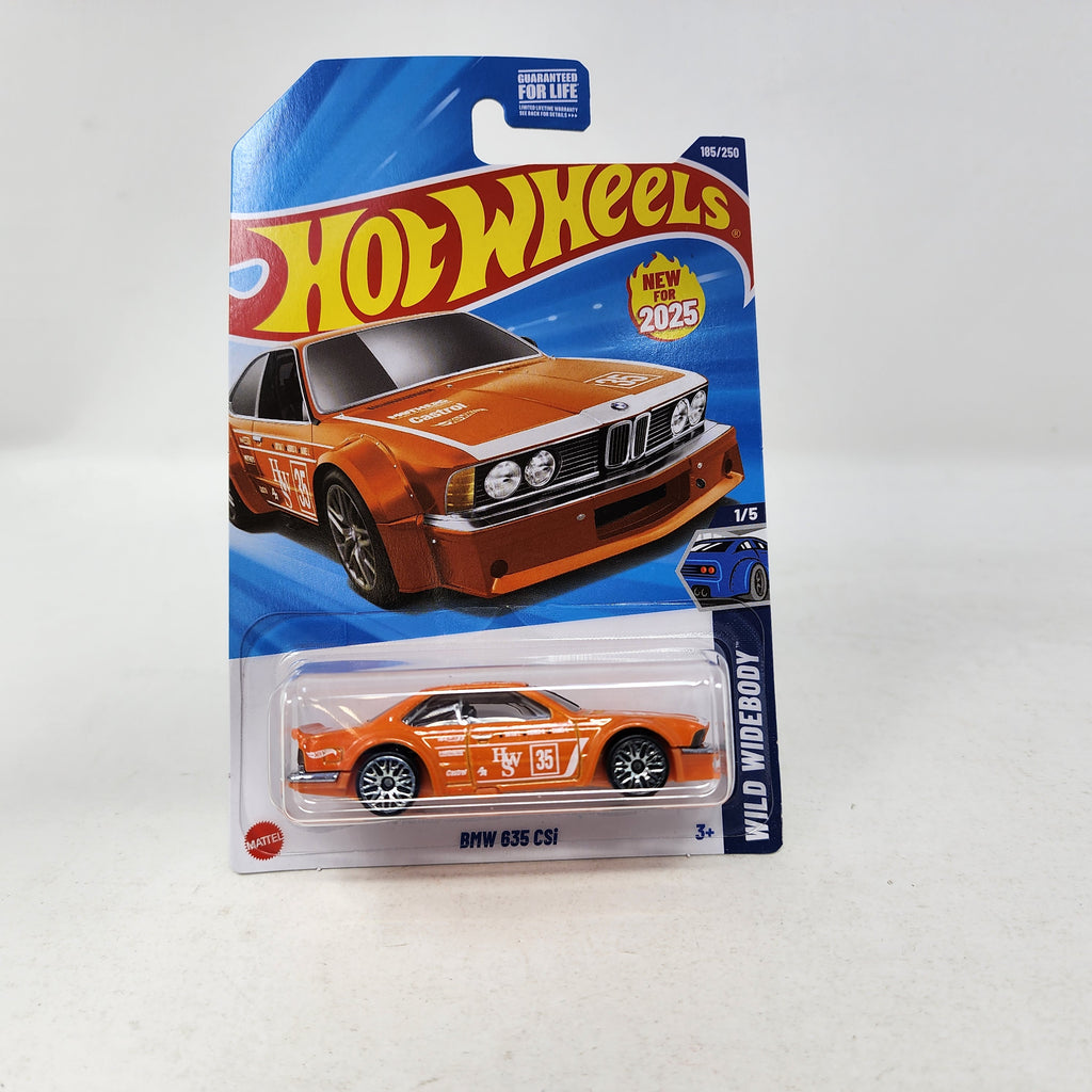 BMW 635 CSi #185 * ORANGE * 2025 Hot Wheels NEW! Case Q
