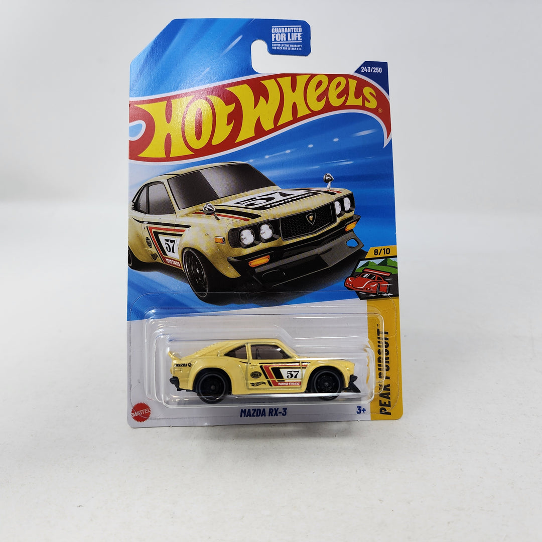 Mazda RX-3 #243 * Yellow * 2025 Hot Wheels NEW! Case Q