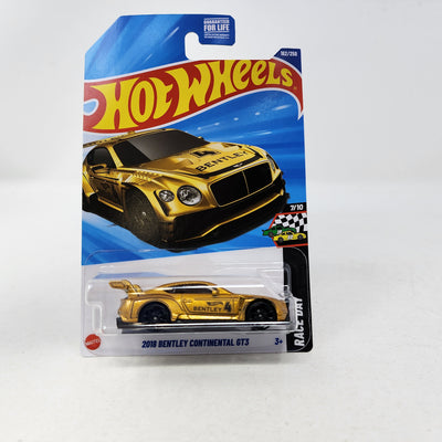 2018 Bentley Continental GT3 #162 * Gold * 2025 Hot Wheels  NEW! Case Q